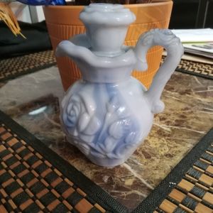 Avon 1978 blue pitcher